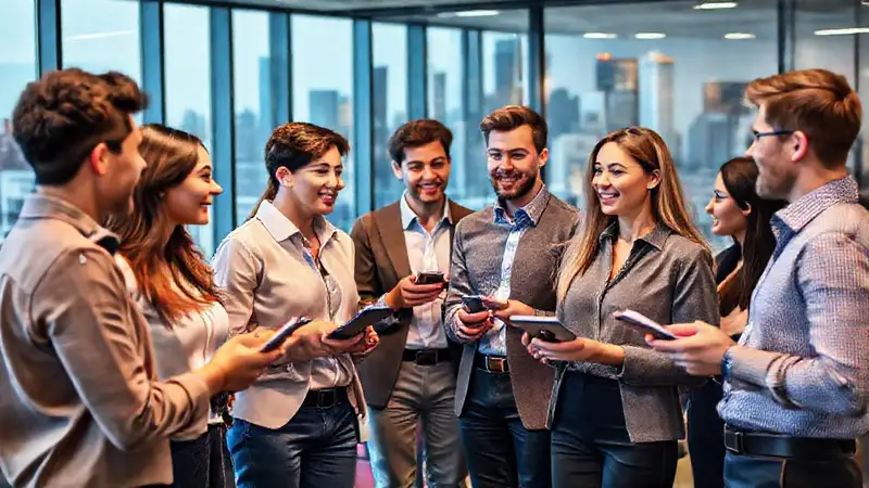 Evento profesional juvenil para hacer contactos