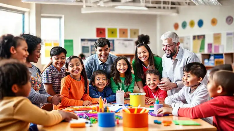 Estudiantes y docentes participan en aula inclusiva