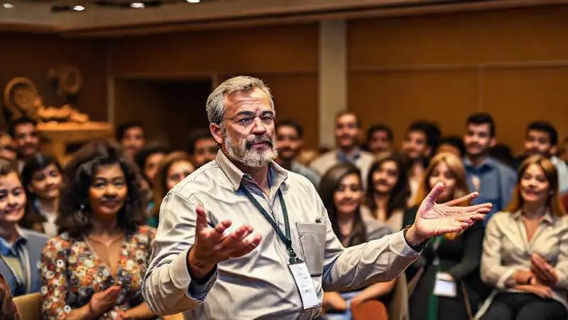 Antropólogo presenta en conferencia diversa y vibrante