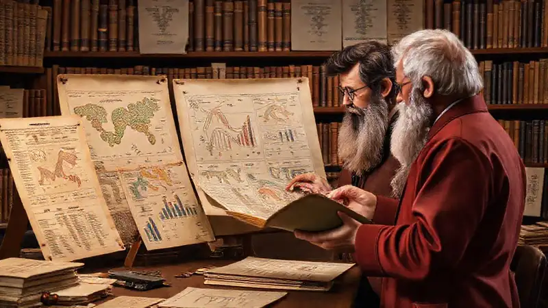 Investigación histórica con visualizaciones y análisis comparativo