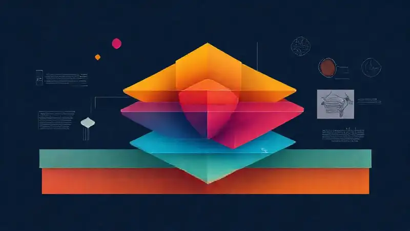 Formas geométricas abstractas en diseño minimalista