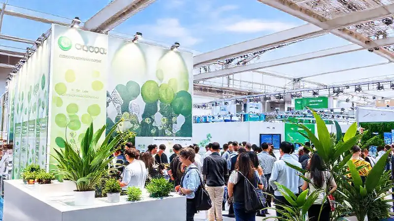 Stand ecológico, networking, tecnología y sostenibilidad