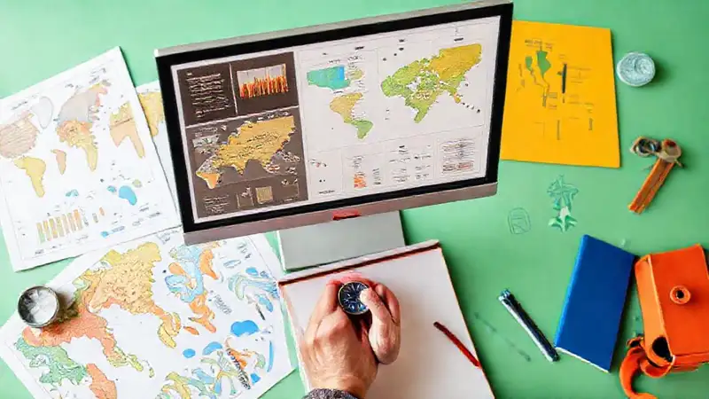 Mapa y herramientas para analizar datos geográficos