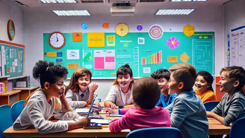 Aprendizaje dinámico en aula moderna y diversa