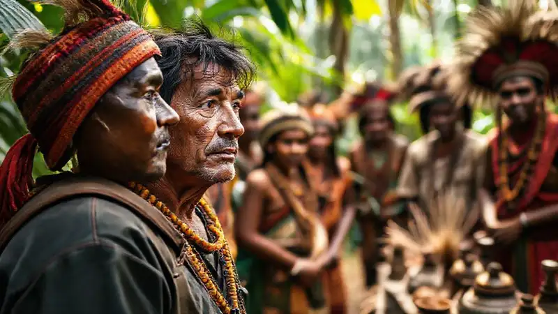 Antropólogo observa comunidad indígena en jungla