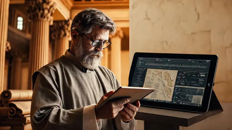 Estudio de documentos históricos en tecnología moderna