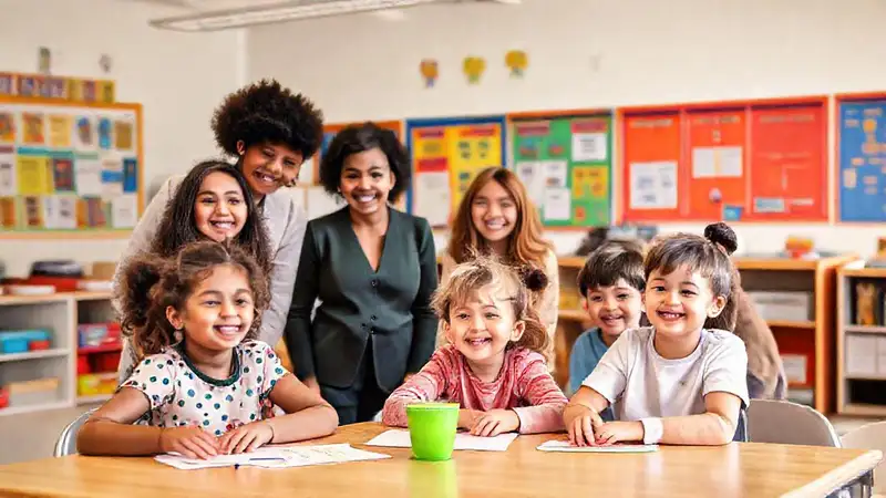 Aula inclusiva y feliz para todos los niños