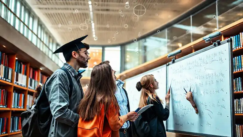 Estudiantes universitarios en entorno de investigación