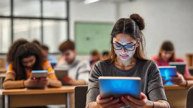 Tecnología y relajación en aulas modernas