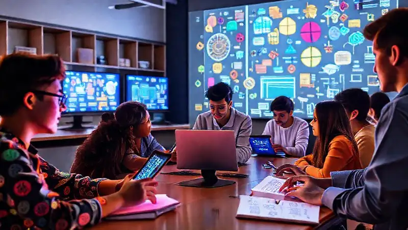 Comunidades online de estudiantes colaborando en matemáticas