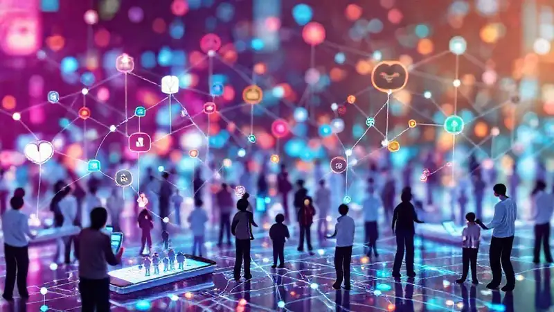 Redes sociales, salud virtual, tecnología moderna y colaborativa