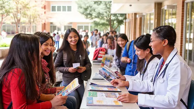 Estudiantes internacionales reciben apoyo en campus saludable