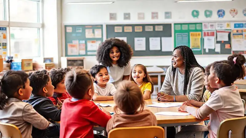 Estudiantes y docentes discuten en ambiente positivo