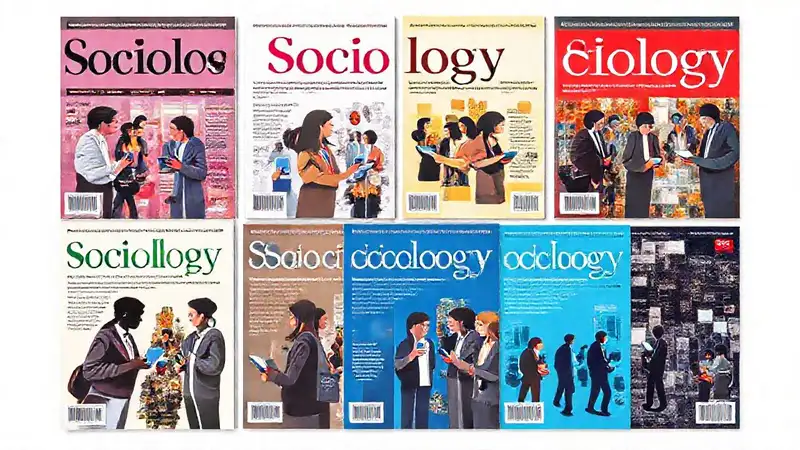 Revista académica moderna de sociología colorida