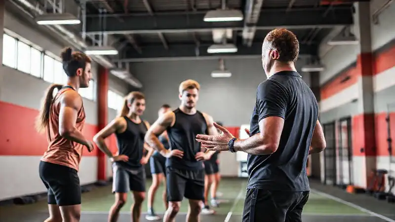 Psicólogo deportivo entrena atletas con enfoque mental