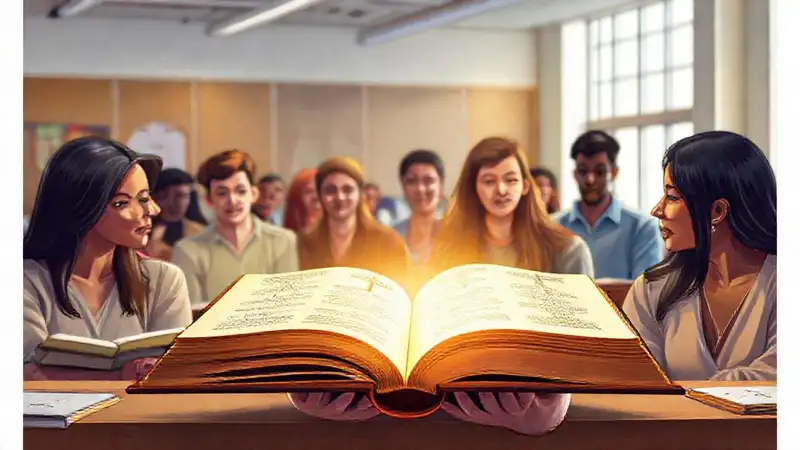 Estudiantes eligen programas en aula con símbolos religiosos