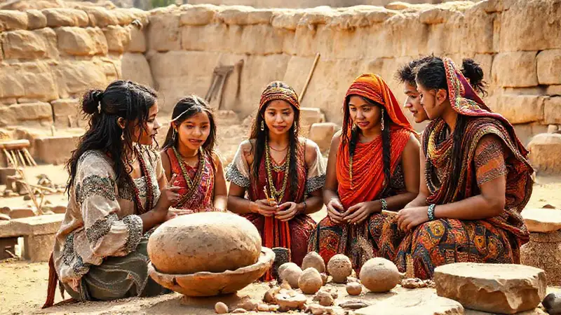 Estudiantes explorando cultura y historia juntas